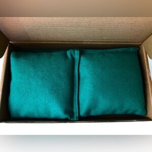 NEW Cornhole Green Bean Bags Set of Four in Box